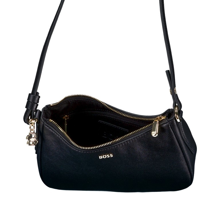 Beuteltasche Numah Black, Farbe: schwarz, Marke: BOSS, EAN: 4063546747903, Abmessungen in cm: 22x14.5x6, Bild 6 von 6