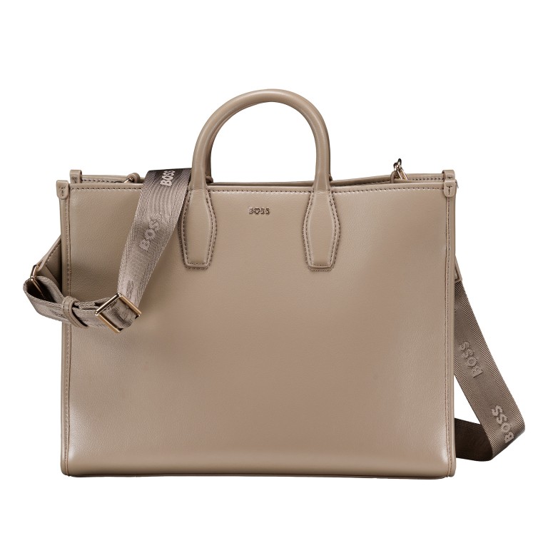 Handtasche Sandy Medium Tote Open Brown, Farbe: braun, Marke: BOSS, EAN: 4063546926216, Abmessungen in cm: 36x27.5x12, Bild 1 von 7