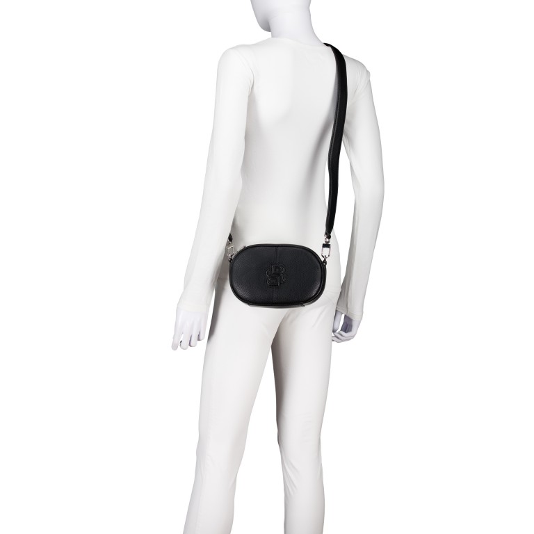 Umhängetasche Anett Round Xbody Black, Farbe: schwarz, Marke: BOSS, EAN: 4063546926704, Abmessungen in cm: 20.5x13.5x7, Bild 5 von 6