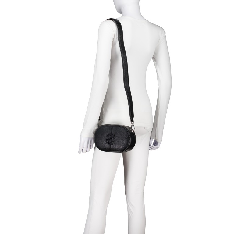 Umhängetasche Anett Round Xbody Black, Farbe: schwarz, Marke: BOSS, EAN: 4063546926704, Abmessungen in cm: 20.5x13.5x7, Bild 4 von 6