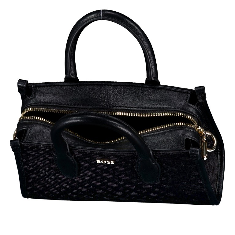 Handtasche Sandy Small Tote Black, Farbe: schwarz, Marke: BOSS, EAN: 4063546926940, Abmessungen in cm: 22x15x7.5, Bild 7 von 7