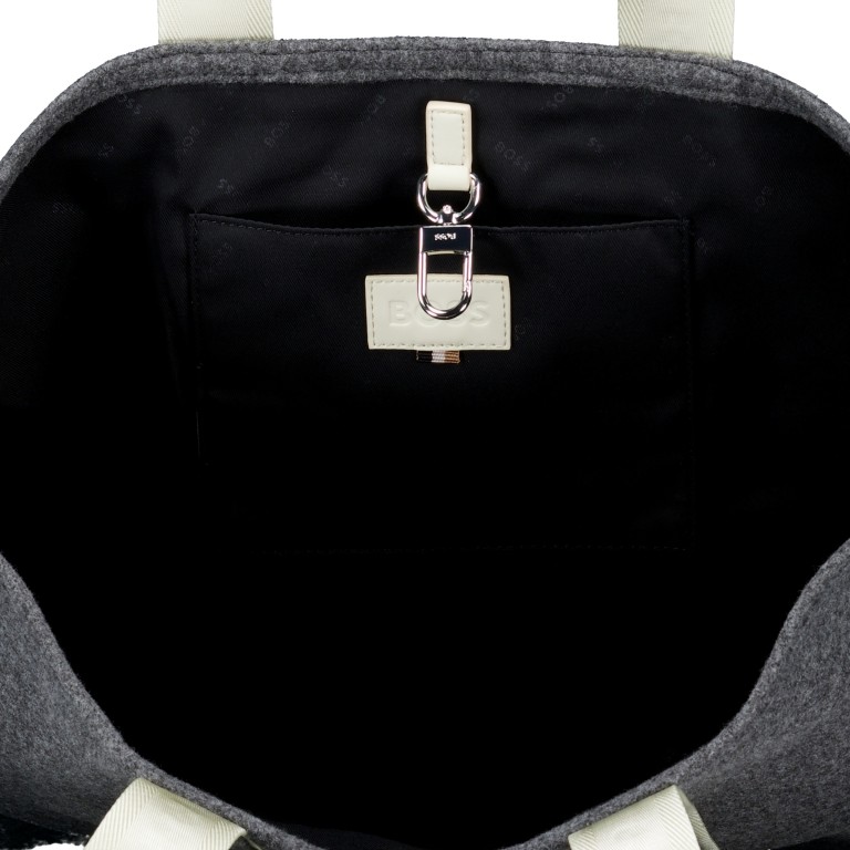 Shopper Palmah Tote WL Dark Grey, Farbe: grau, Marke: BOSS, EAN: 4063546926414, Abmessungen in cm: 39x32x19, Bild 5 von 5