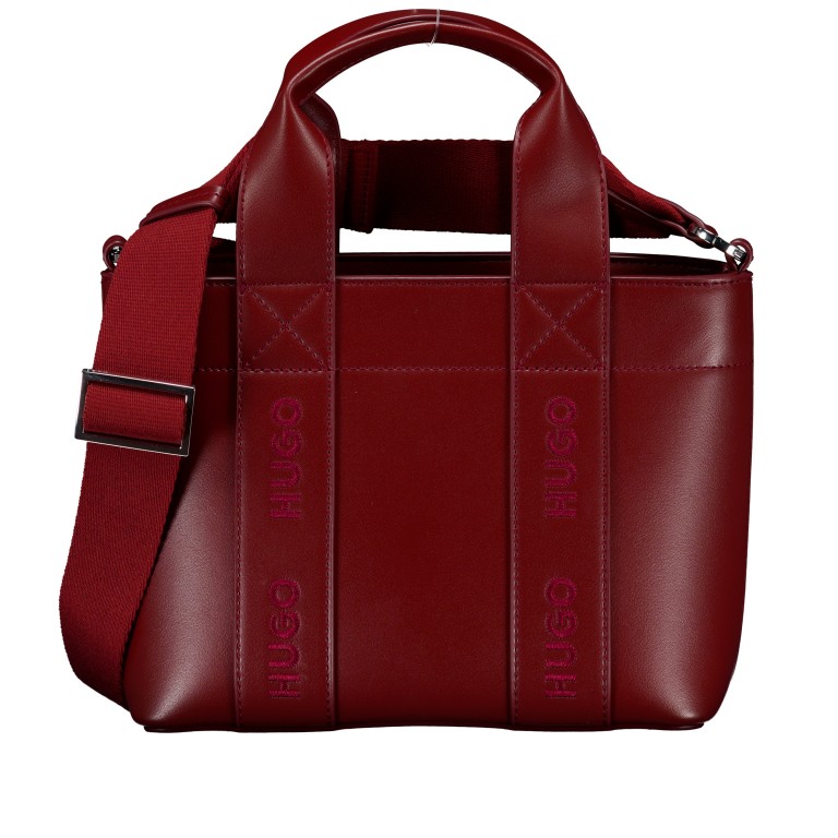 Handtasche Becky UP Tote Bag Mini Medium Red, Farbe: rot/weinrot, Marke: HUGO, EAN: 4063547415719, Abmessungen in cm: 25x19x10.5, Bild 1 von 7