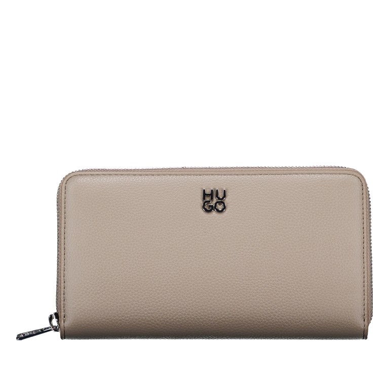 Geldbörse Chris 2.0 Ziparound Light Beige, Farbe: beige, Marke: HUGO, EAN: 4063547415177, Abmessungen in cm: 19x10.5x2.5, Bild 1 von 4