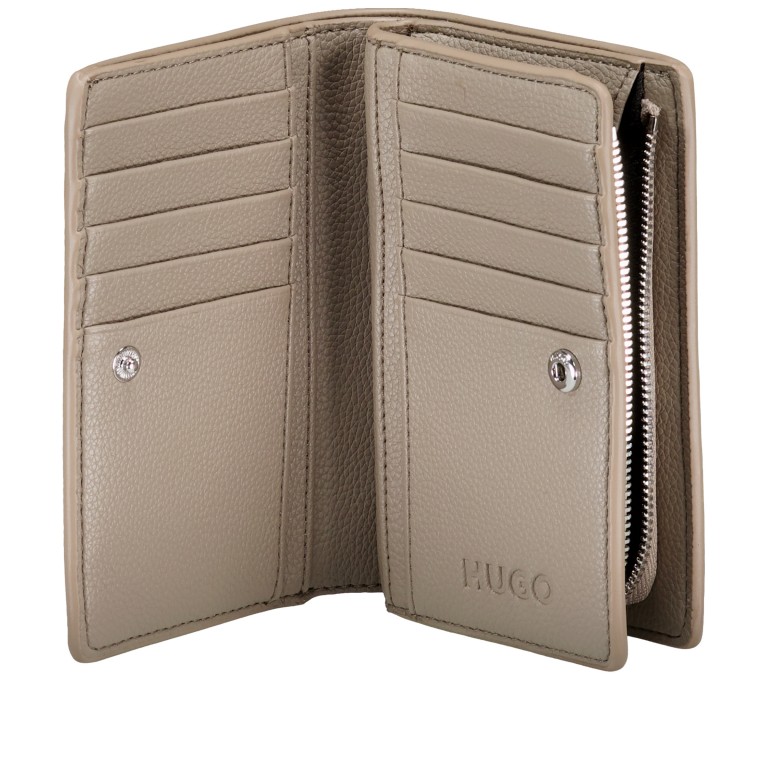 Geldbörse Chris 2.0 Multi Wallet Light Beige, Farbe: beige, Marke: HUGO, EAN: 4063547415184, Abmessungen in cm: 14x10x3, Bild 4 von 4