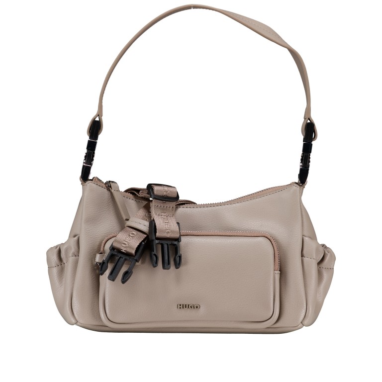 Umhängetasche Bel 2.0 Shoulder Bag Light Beige, Farbe: beige, Marke: HUGO, EAN: 4063547415351, Abmessungen in cm: 24.5x15.5x7.5, Bild 1 von 8