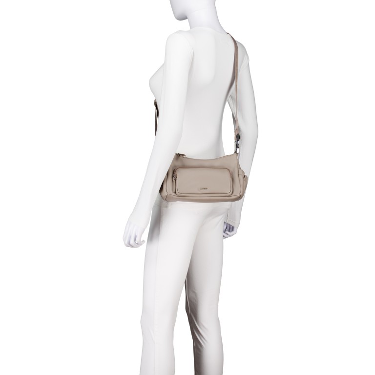 Umhängetasche Bel 2.0 Shoulder Bag Light Beige, Farbe: beige, Marke: HUGO, EAN: 4063547415351, Abmessungen in cm: 24.5x15.5x7.5, Bild 7 von 8