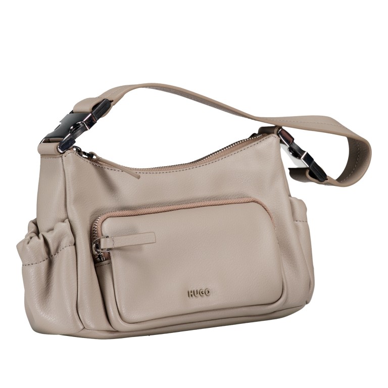 Umhängetasche Bel 2.0 Shoulder Bag Light Beige, Farbe: beige, Marke: HUGO, EAN: 4063547415351, Abmessungen in cm: 24.5x15.5x7.5, Bild 2 von 8