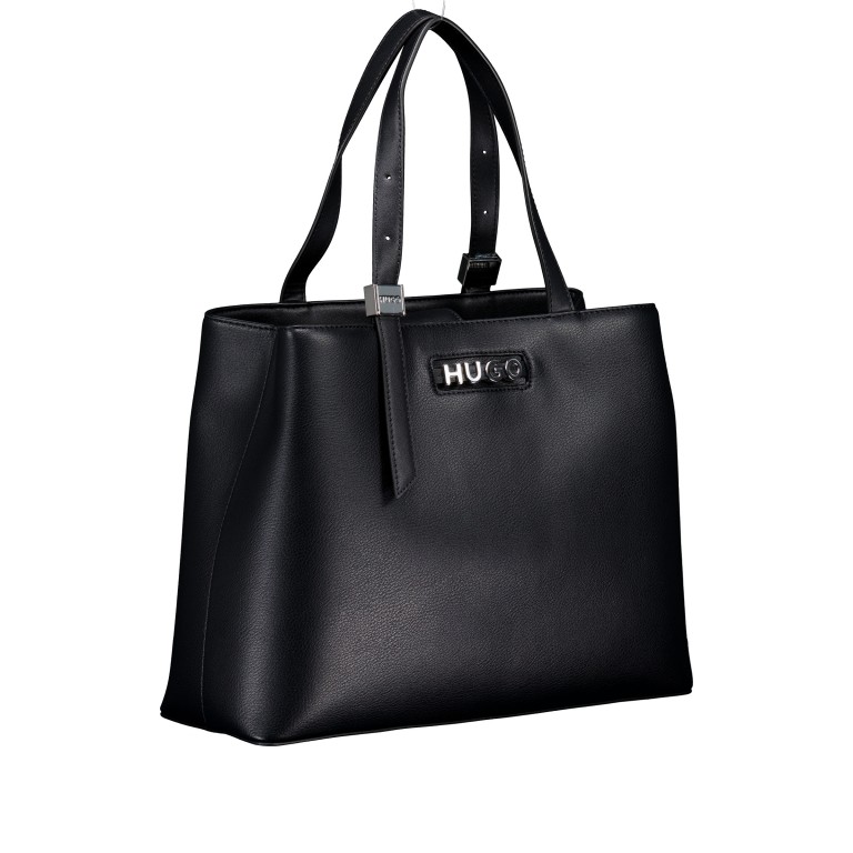 Handtasche Mel 2.0 Satchel Black, Farbe: schwarz, Marke: HUGO, EAN: 4063547415498, Abmessungen in cm: 34x26x13, Bild 2 von 7
