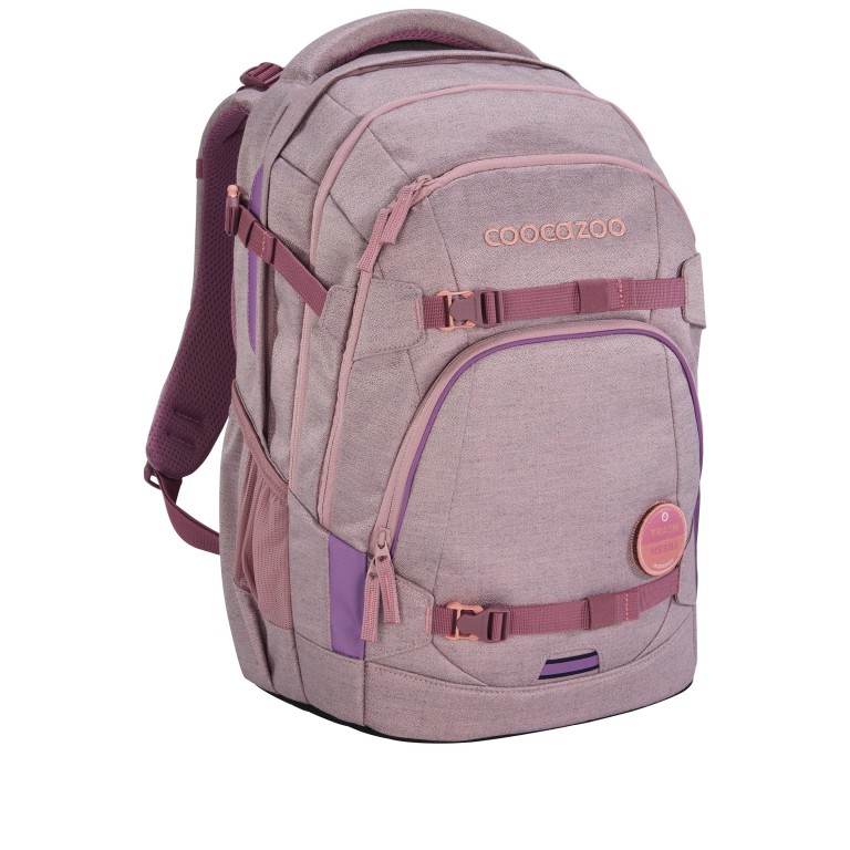 Rucksack Mate Limited Edition Mixed Faded Rose, Farbe: rosa/pink, Marke: Coocazoo, EAN: 4047443535832, Abmessungen in cm: 30x44x22, Bild 3 von 8