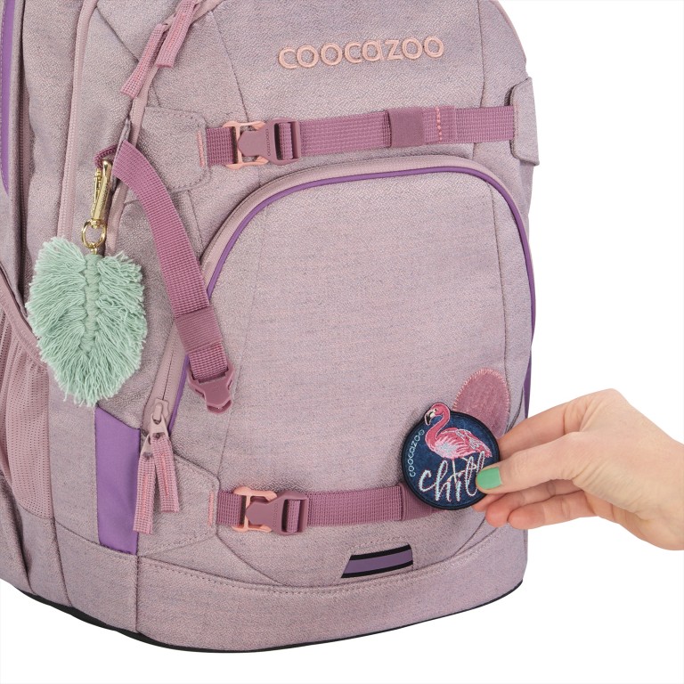 Rucksack Mate Limited Edition Mixed Faded Rose, Farbe: rosa/pink, Marke: Coocazoo, EAN: 4047443535832, Abmessungen in cm: 30x44x22, Bild 8 von 8