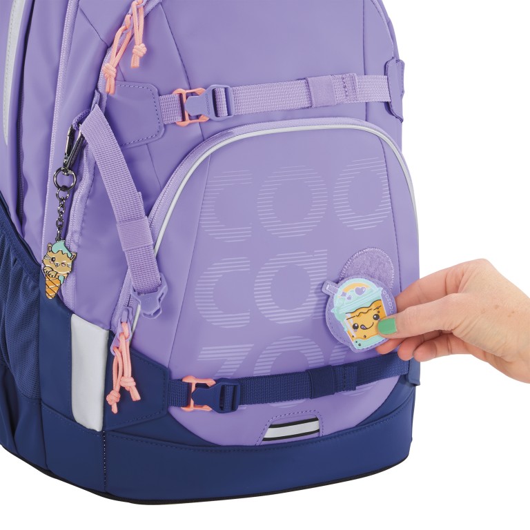Rucksack Mate Limited Edition Tarp Frosty Lilac, Farbe: flieder/lila, Marke: Coocazoo, EAN: 4047443535818, Abmessungen in cm: 30x44x22, Bild 8 von 8