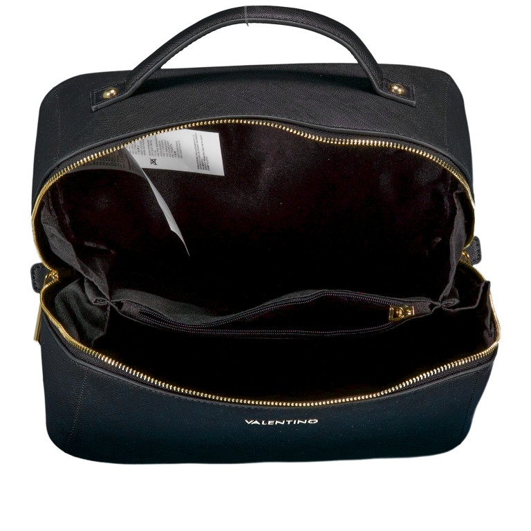 Kulturbeutel Faby Relove Recycle Nero, Farbe: schwarz, Marke: Valentino Bags, EAN: 8054942924995, Abmessungen in cm: 23x13x12, Bild 5 von 5