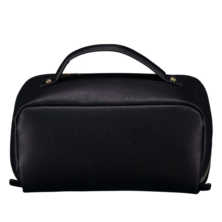 Kulturbeutel Faby Relove Recycle Nero, Farbe: schwarz, Marke: Valentino Bags, EAN: 8054942924995, Abmessungen in cm: 23x13x12, Bild 3 von 5