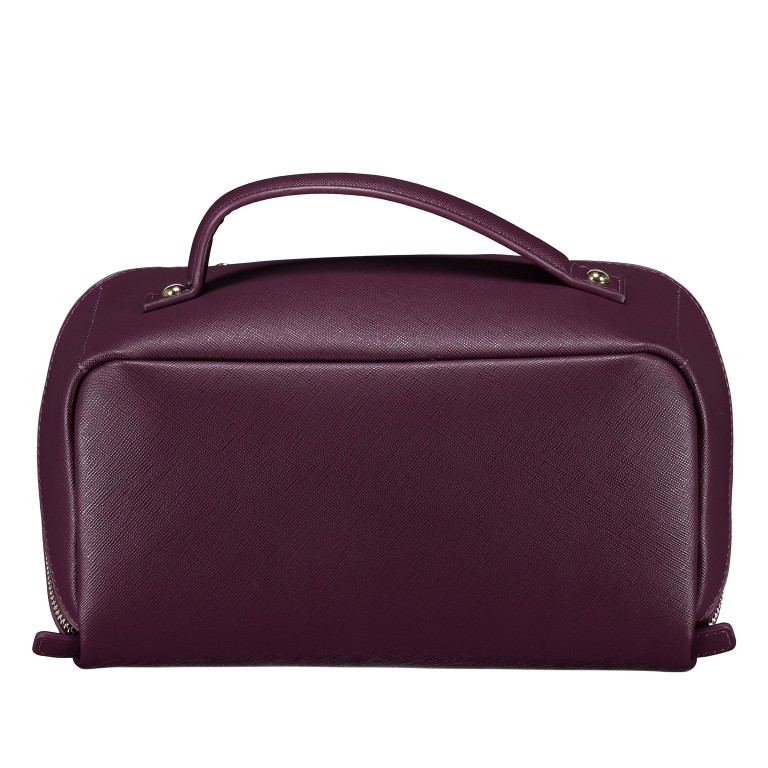 Kulturbeutel Faby Relove Recycle WEINROT/Prugna, Farbe: rot/weinrot, Marke: Valentino Bags, EAN: 8054942929839, Abmessungen in cm: 23x13x12, Bild 3 von 5