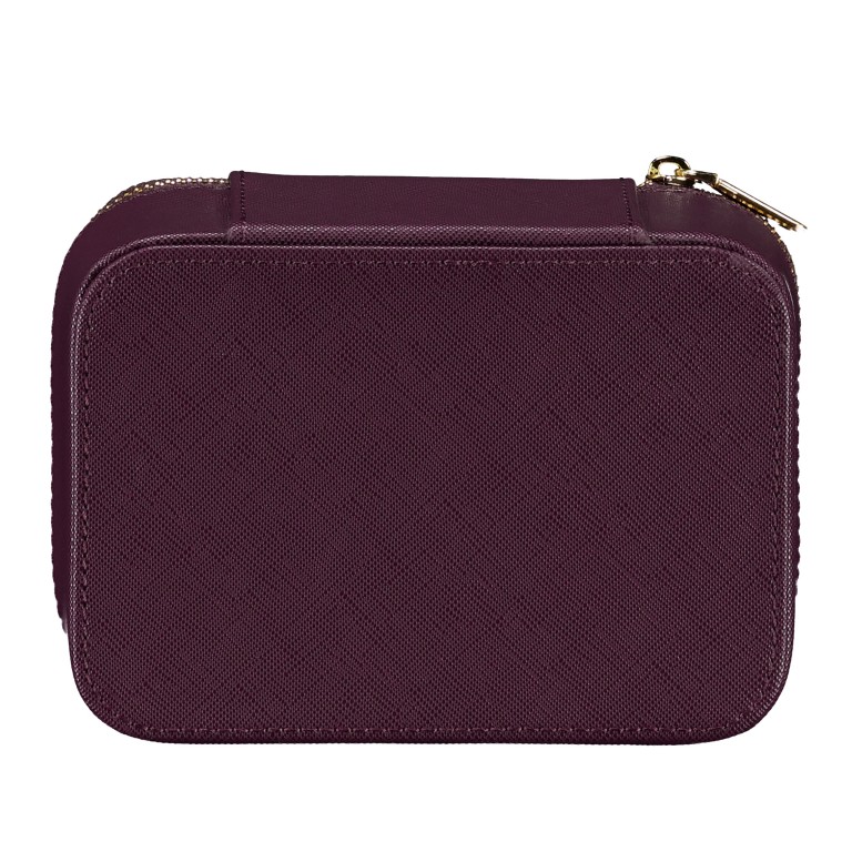 Schmuckkasten Faby S Relove Recycle Prugna, Farbe: rot/weinrot, Marke: Valentino Bags, EAN: 8054942929884, Abmessungen in cm: 14.5x6x10.2, Bild 3 von 5