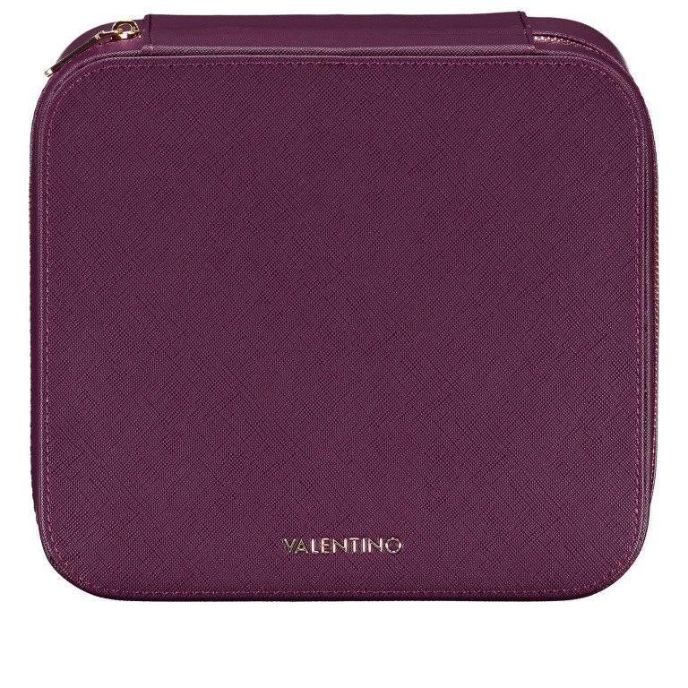 Schmuckkasten Faby L Relove Recycle Prugna, Farbe: rot/weinrot, Marke: Valentino Bags, EAN: 8054942930088, Abmessungen in cm: 20.3x10.4x18.6, Bild 1 von 5