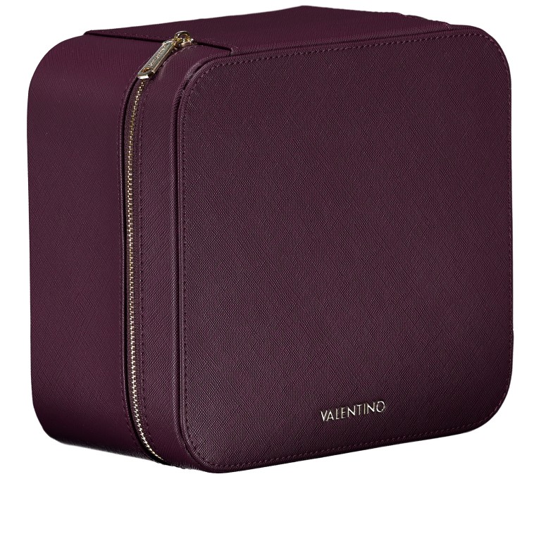 Schmuckkasten Faby L Relove Recycle Prugna, Farbe: rot/weinrot, Marke: Valentino Bags, EAN: 8054942930088, Abmessungen in cm: 20.3x10.4x18.6, Bild 2 von 5