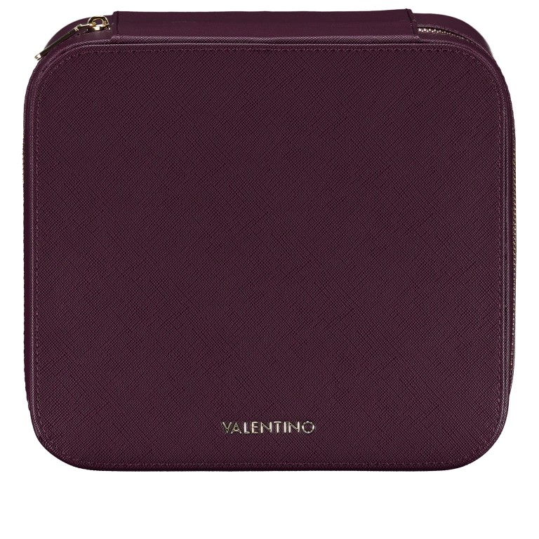 Schmuckkasten Faby L Relove Recycle Prugna, Farbe: rot/weinrot, Marke: Valentino Bags, EAN: 8054942930088, Abmessungen in cm: 20.3x10.4x18.6, Bild 1 von 5