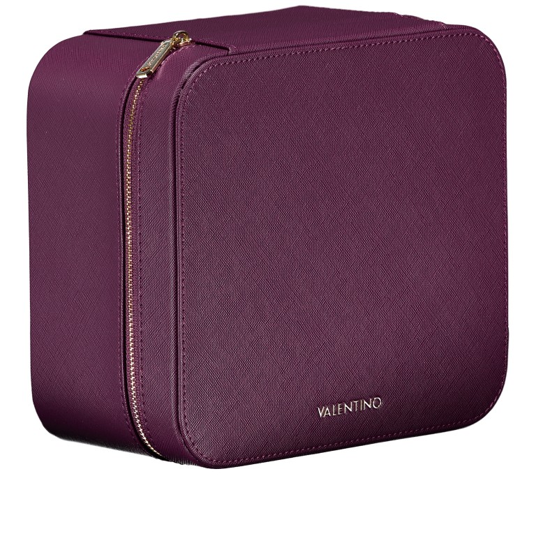 Schmuckkasten Faby L Relove Recycle Prugna, Farbe: rot/weinrot, Marke: Valentino Bags, EAN: 8054942930088, Abmessungen in cm: 20.3x10.4x18.6, Bild 2 von 5