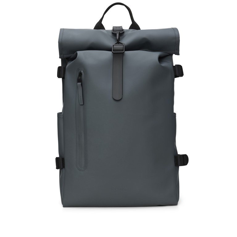 Rucksack Rolltop Large Lagoon, Farbe: blau/petrol, Marke: Rains, EAN: 5715793003965, Abmessungen in cm: 32x52x14, Bild 1 von 4