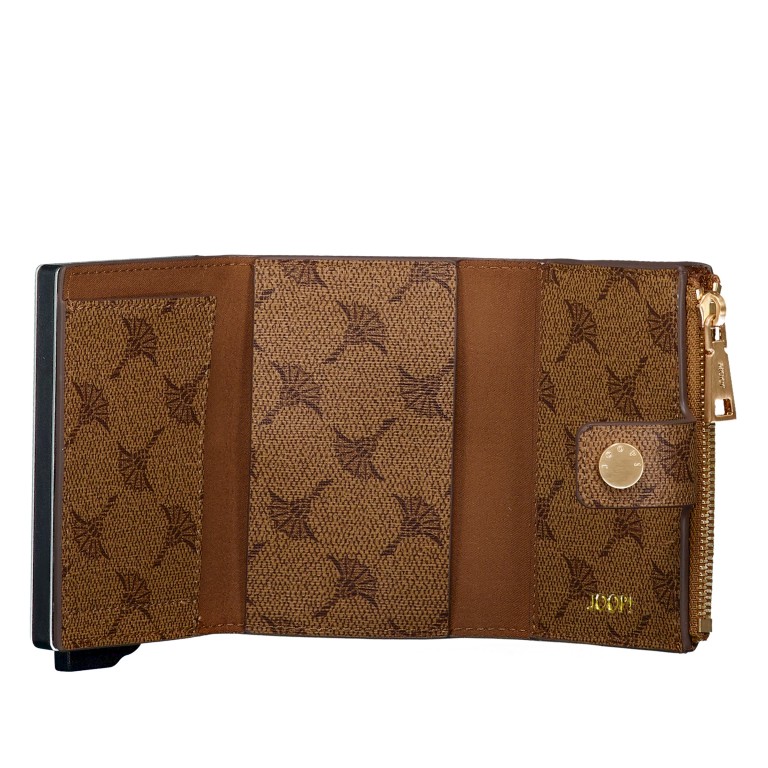 Mini-Geldbörse Mazzolino E-Cage C-Four Toffee, Farbe: braun, Marke: Joop!, EAN: 4048835254294, Abmessungen in cm: 7x10.5x2.8, Bild 7 von 7