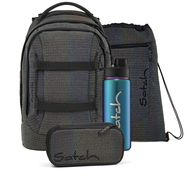 Schulrucksack Pack 2025 Special Edition Set vierteilig Hidden Rainbow, Farbe: anthrazit, Marke: Satch, EAN: 4057081211258, Abmessungen in cm: 30x45x27, Bild 1 von 18
