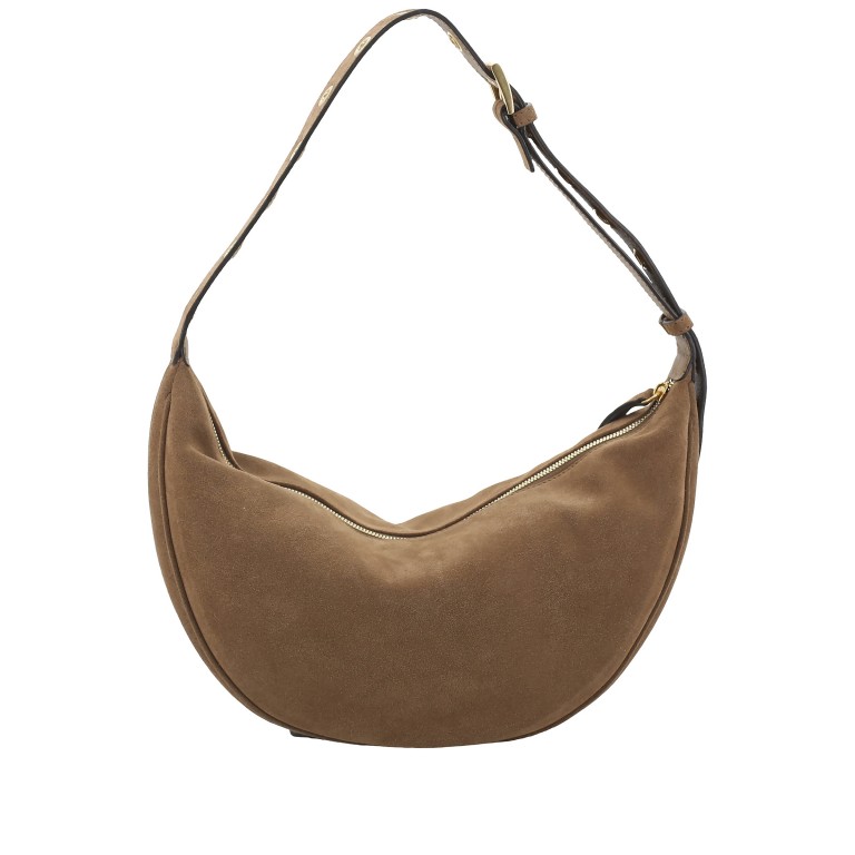 Beuteltasche Suede By my Side big Camel, Farbe: cognac, Marke: Abro, EAN: 4067278785714, Abmessungen in cm: 40x21x10, Bild 4 von 8