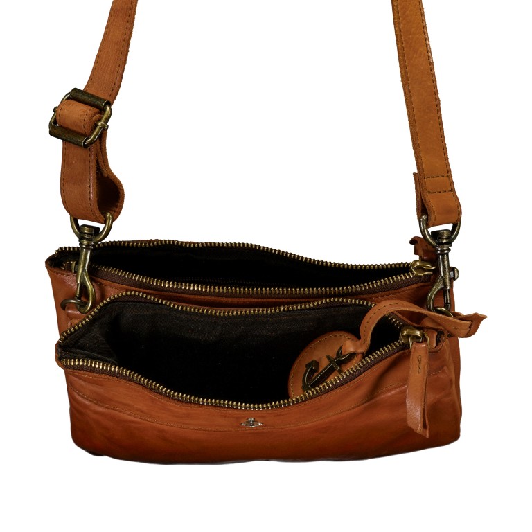 Umhängetasche Anchor-Love Tara AL-13644 Charming Cognac, Farbe: cognac, Marke: Harbour 2nd, EAN: 4046478087569, Abmessungen in cm: 23.5x14.5x3, Bild 6 von 6