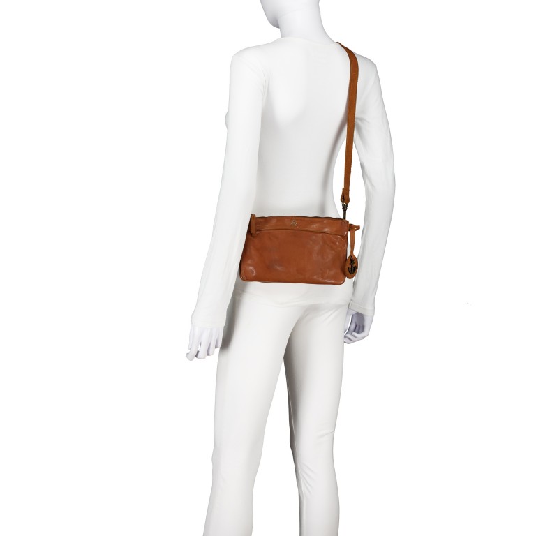 Umhängetasche Anchor-Love Tara AL-13644 Charming Cognac, Farbe: cognac, Marke: Harbour 2nd, EAN: 4046478087569, Abmessungen in cm: 23.5x14.5x3, Bild 5 von 6