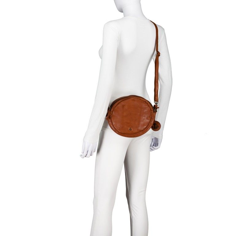 Umhängetasche Anchor-Love Halima AL-13646 Charming Cognac, Farbe: cognac, Marke: Harbour 2nd, EAN: 4046478087682, Abmessungen in cm: 19x19x6.5, Bild 5 von 6
