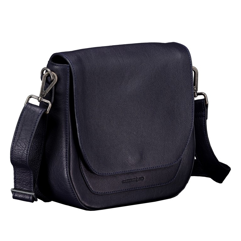 Satteltasche Just-Pure Lili JP-13093 Midnight Navy, Farbe: blau/petrol, Marke: Harbour 2nd, EAN: 4046478086746, Abmessungen in cm: 26x24x10, Bild 2 von 6