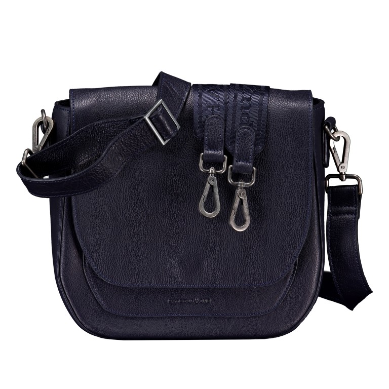 Satteltasche Just-Pure Lili JP-13093 Midnight Navy, Farbe: blau/petrol, Marke: Harbour 2nd, EAN: 4046478086746, Abmessungen in cm: 26x24x10, Bild 1 von 6