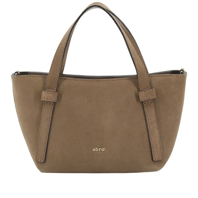 Handtasche Suede Cosmo Mini Camel, Farbe: cognac, Marke: Abro, EAN: 4067278770468, Abmessungen in cm: 15.5x13x11, Bild 1 von 8