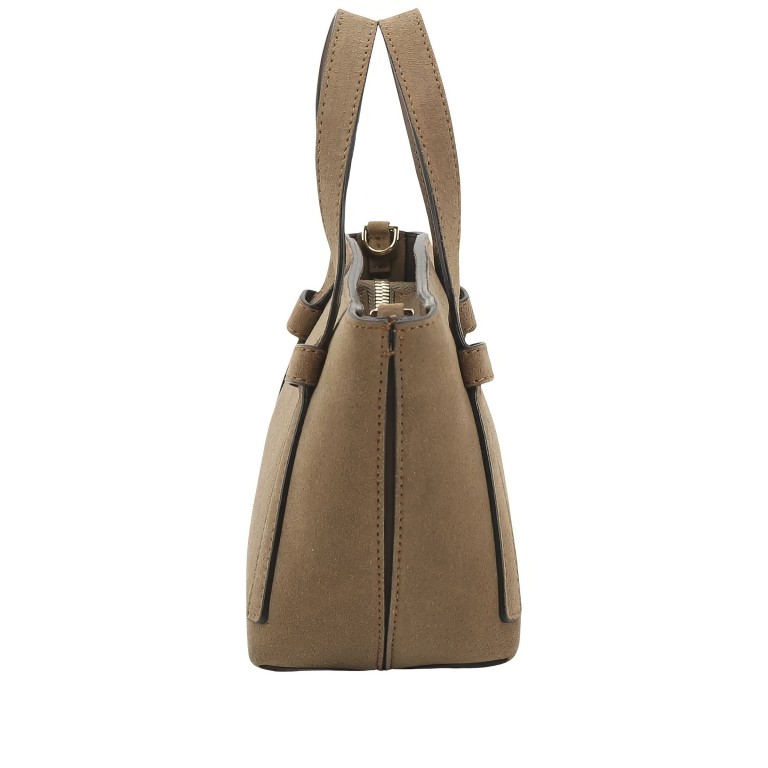 Handtasche Suede Cosmo Mini Camel, Farbe: cognac, Marke: Abro, EAN: 4067278770468, Abmessungen in cm: 15.5x13x11, Bild 3 von 8