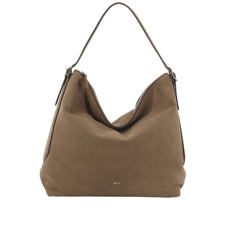 Beuteltasche Carina Suede Camel, Farbe: cognac, Marke: Abro, EAN: 4067278778839, Abmessungen in cm: 41x37x13, Bild 1 von 7