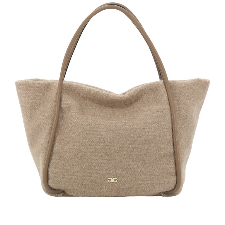 Shopper Willow L Mohair Camel Caramel, Farbe: cognac, Marke: Abro, EAN: 4067278787091, Abmessungen in cm: 30.5x32x18.5, Bild 1 von 4