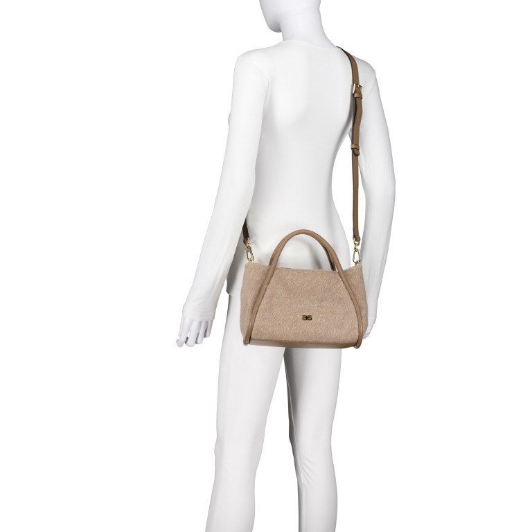 Handtasche Willow S Camel Caramel, Farbe: cognac, Marke: Abro, EAN: 4067278787039, Abmessungen in cm: 26x17x14.5, Bild 7 von 8