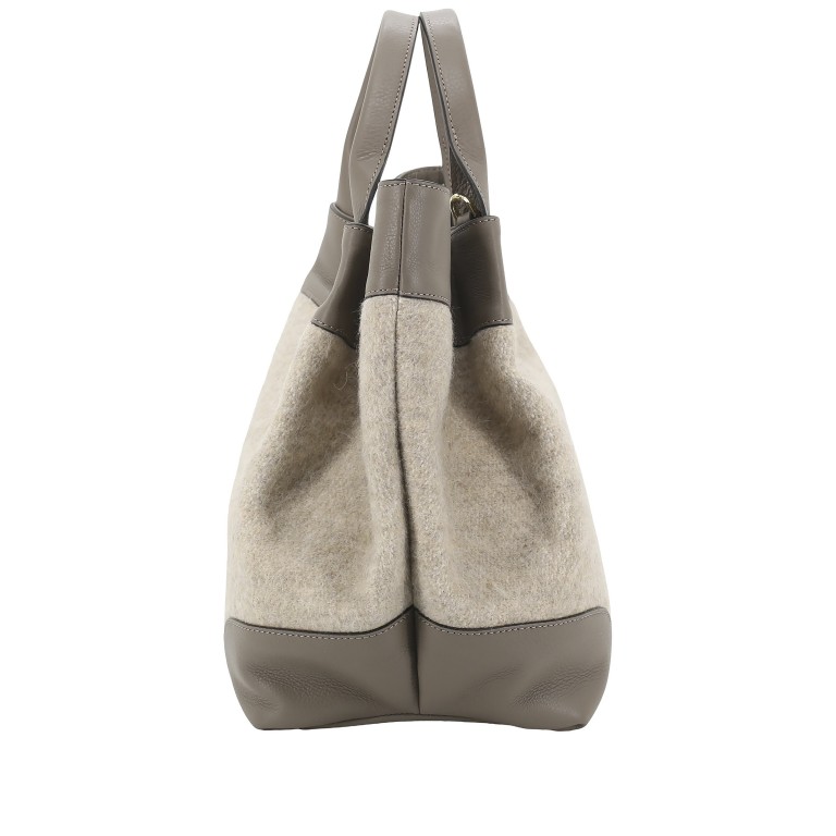 Handtasche Dalia Essential Medium Tope, Farbe: taupe/khaki, Marke: Abro, EAN: 4067278768120, Abmessungen in cm: 32x32x18, Bild 3 von 8