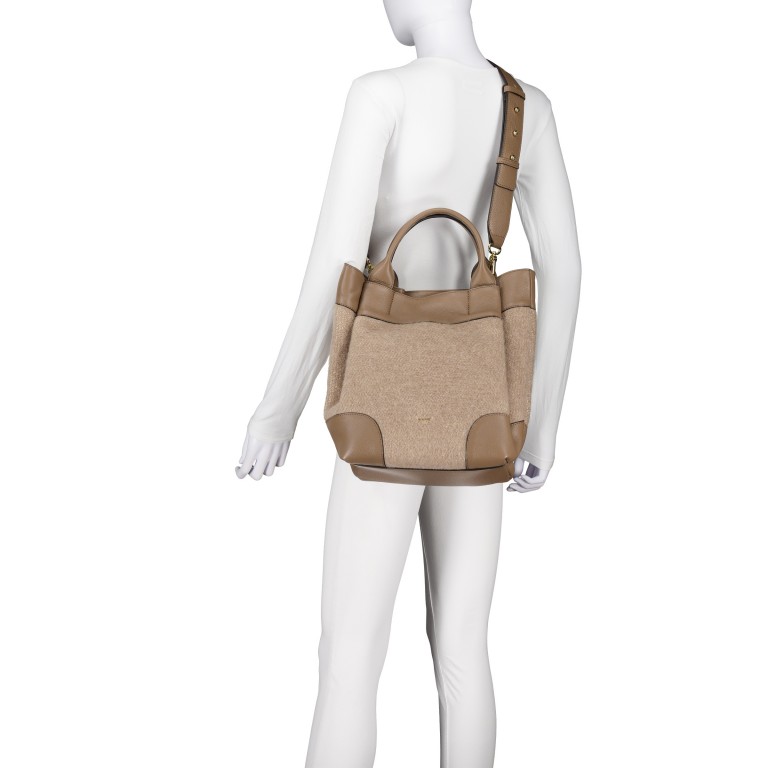 Handtasche Dalia Essential Medium Camel Caramel, Farbe: cognac, Marke: Abro, EAN: 4067278768137, Abmessungen in cm: 32x32x18, Bild 7 von 8