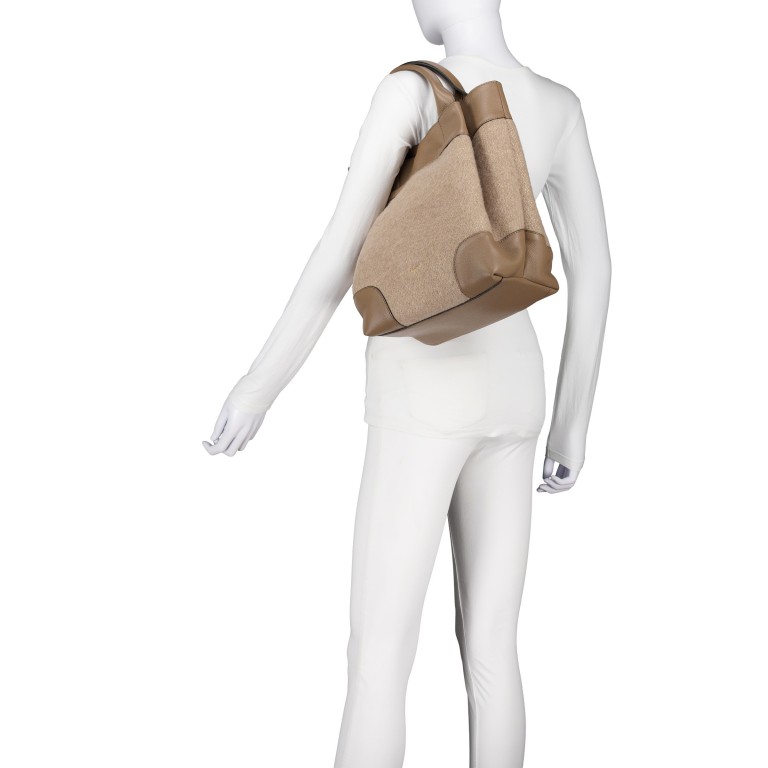 Handtasche Dalia Essential Medium Camel Caramel, Farbe: cognac, Marke: Abro, EAN: 4067278768137, Abmessungen in cm: 32x32x18, Bild 5 von 8