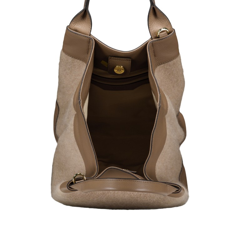 Handtasche Dalia Essential Medium Camel Caramel, Farbe: cognac, Marke: Abro, EAN: 4067278768137, Abmessungen in cm: 32x32x18, Bild 8 von 8