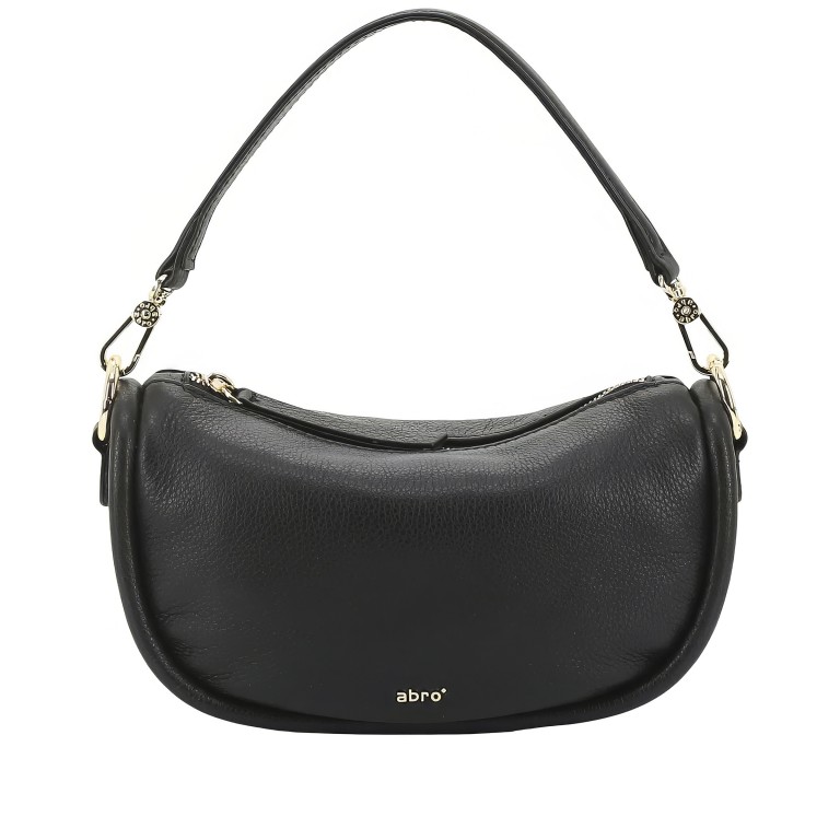 Beuteltasche Dalia Crossbody Bag Willow Black Gold, Farbe: schwarz, Marke: Abro, EAN: 4067278765198, Abmessungen in cm: 21x12x5, Bild 1 von 9