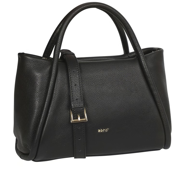 Handtasche Dalia Willow S Black Gold, Farbe: schwarz, Marke: Abro, EAN: 4067278764498, Abmessungen in cm: 25x17x8, Bild 2 von 8