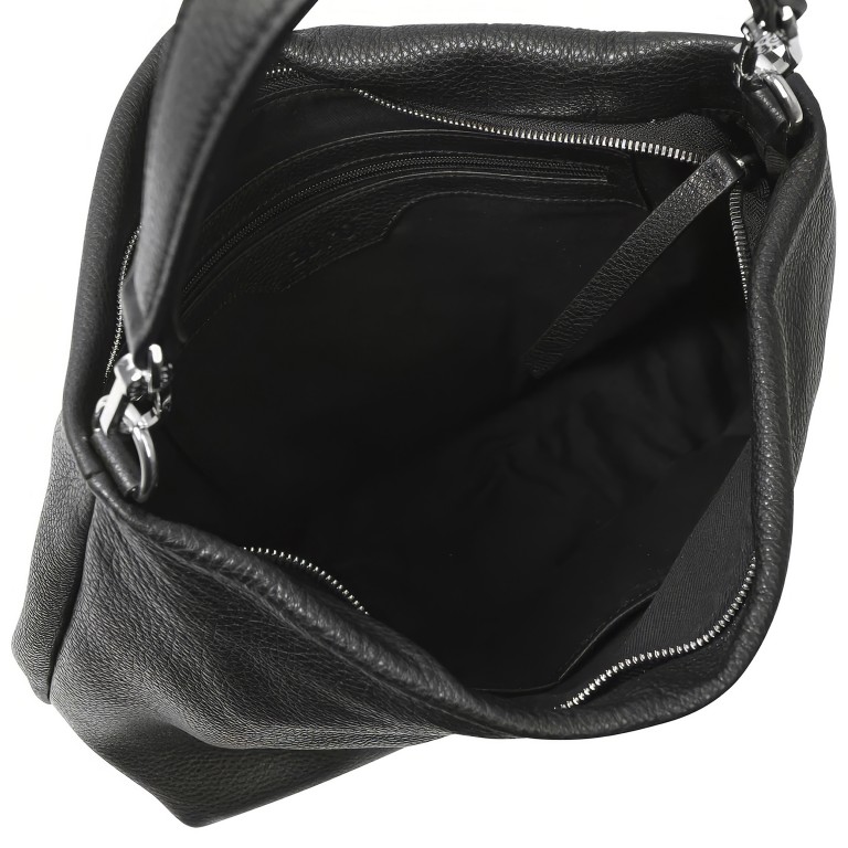 Beuteltasche Dalia Kaia Black Nickel, Farbe: schwarz, Marke: Abro, EAN: 4067278388779, Abmessungen in cm: 34x32x14, Bild 8 von 8