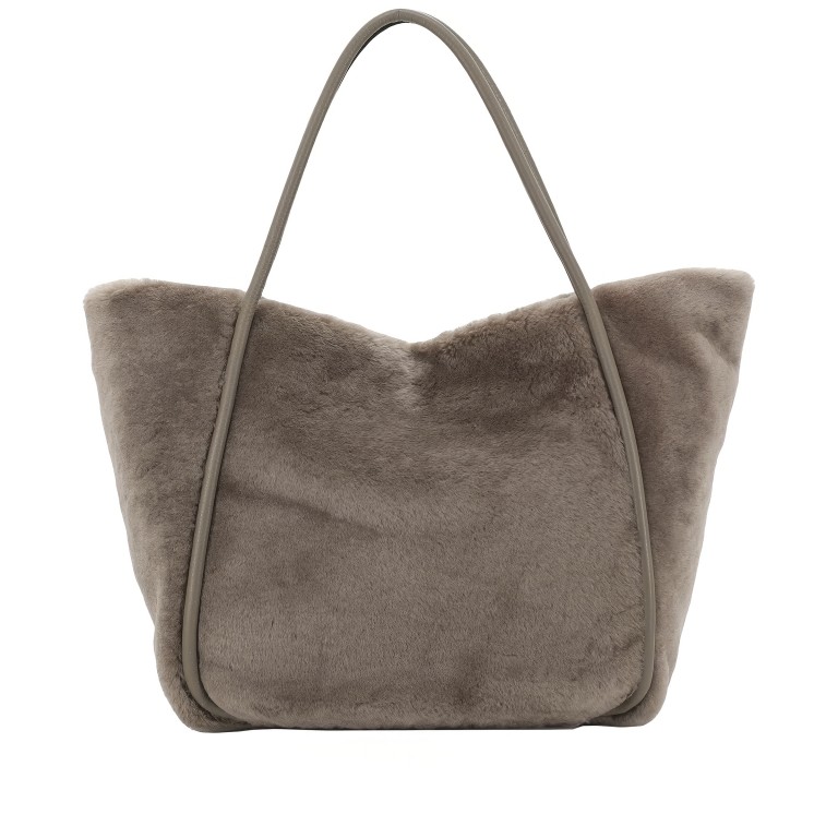 Shopper Dalia Willow L Shearling Tope, Farbe: taupe/khaki, Marke: Abro, EAN: 4067278787572, Abmessungen in cm: 50x29x15, Bild 4 von 6