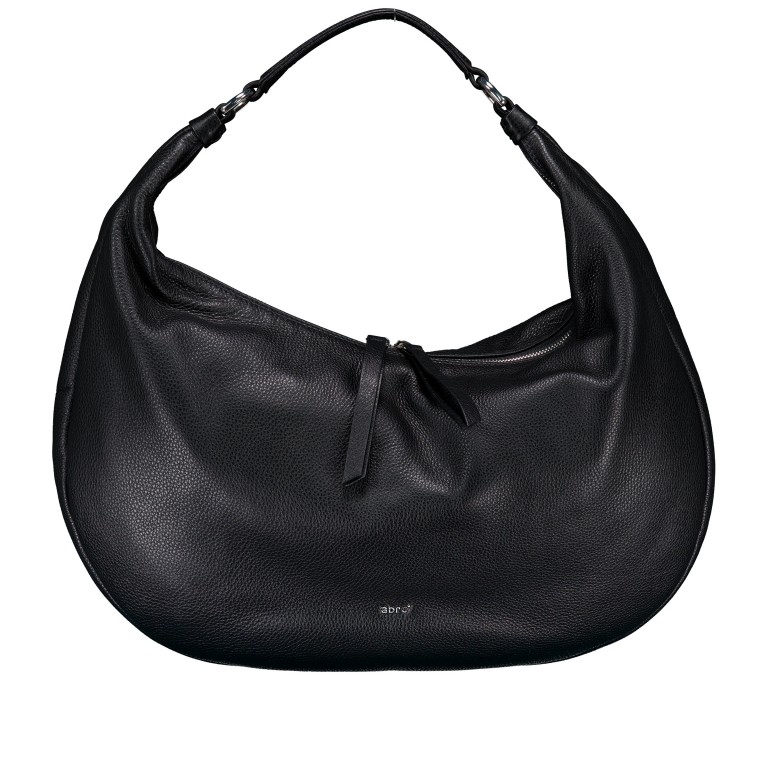 Beuteltasche Dalia Nana Big Black Nickel, Farbe: schwarz, Marke: Abro, EAN: 4067278796444, Abmessungen in cm: 46x27x6, Bild 1 von 6