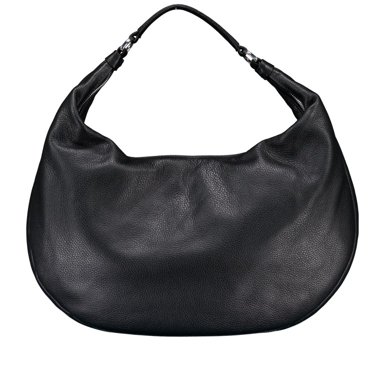 Beuteltasche Dalia Nana Big Black Nickel, Farbe: schwarz, Marke: Abro, EAN: 4067278796444, Abmessungen in cm: 46x27x6, Bild 3 von 6