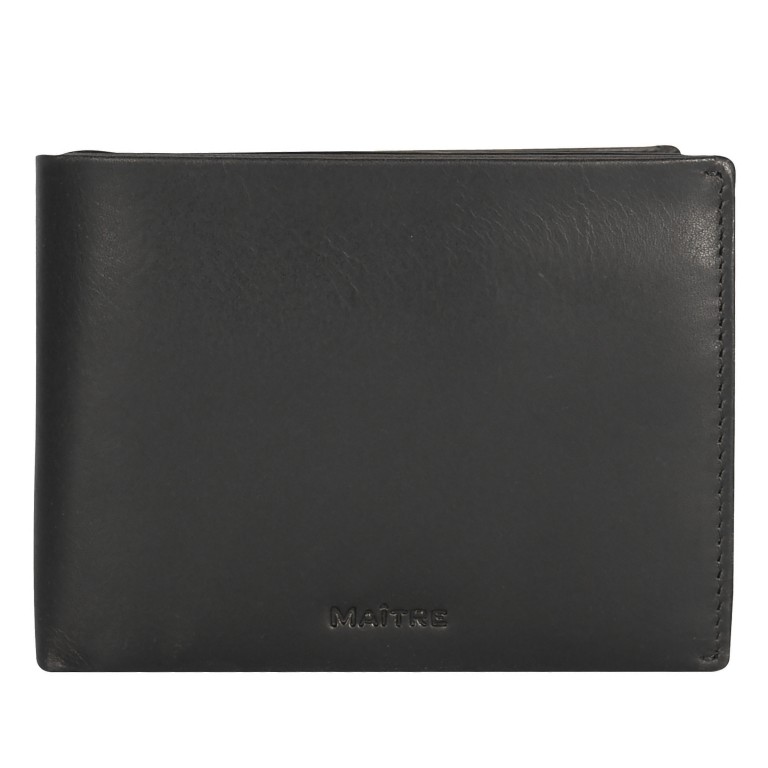 Geldbörse Birkheim Galbert mit RFID-Schutz Black, Farbe: schwarz, Marke: Maitre, EAN: 4048835262923, Abmessungen in cm: 12x9x2.5, Bild 1 von 6