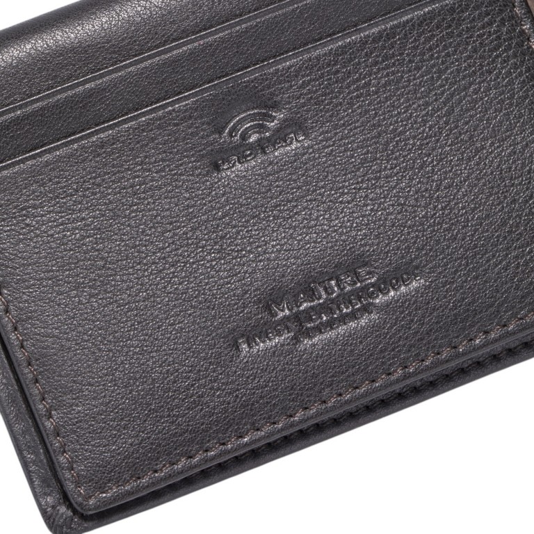 Geldbörse Bundenbach Wolfram mit RFID-Schutz Dunkelbraun, Farbe: braun, Marke: Maitre, EAN: 4048835272557, Abmessungen in cm: 11x8x2, Bild 5 von 5